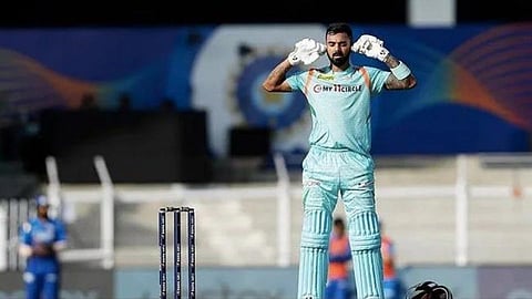 kl rahul century in 100th ipl 2022 