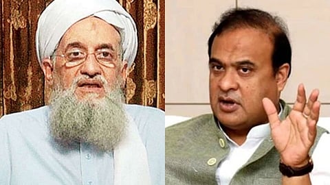 Ayman al-Zawahiri and Himanta Biswa Sarma 