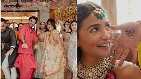 Ranbir Alia Mehendi Photo