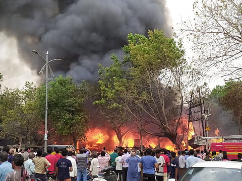 Nagpur Lakadganj Fire