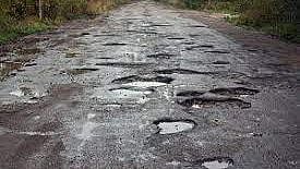 Poor condition of roads in Deola city Nashik News 