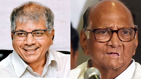 Prakash Ambedkar and Sharad Pawar