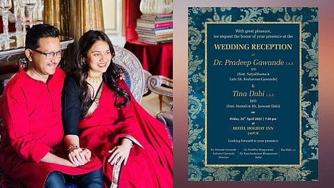 Tina Dabi- pradeep Gawande Wedding 