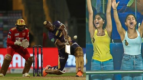 Suhana Khan Aryan Khan Supporting KKR 