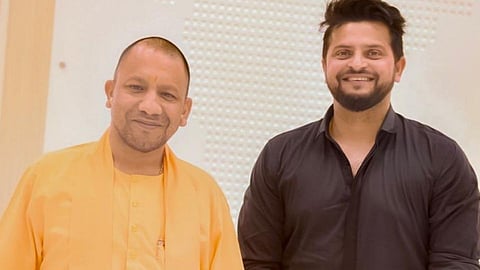 Suresh Raina Meet Uttar Pradesh CM Yogi Aditayanath 