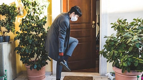 Use of shoes in home