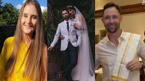 Wedding photo of Devon Conway and Kim Watson goes viral