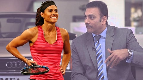 Ravi Shastri Tennis Star Gabriela Sabatini