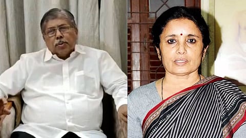 ncp vidya chavan demand apology from bjp  chandrakant patil over statement on supriya sule 