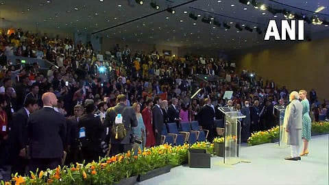 PM Narendra Modi Interact With Indian Community In Denmark 