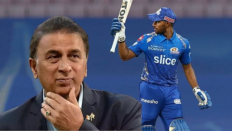 Sunil Gavaskar Praise Mumbai Indians Tilak Varma 