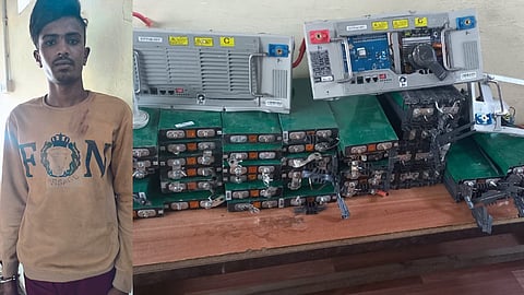 seized Battery with Thief