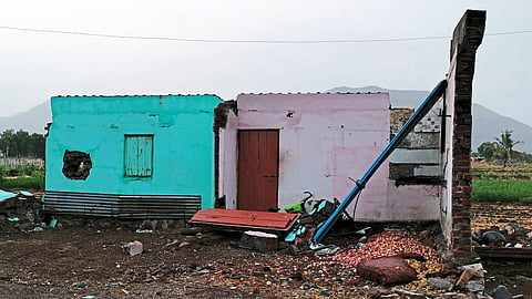 Heavy Rain Affected house