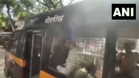 Video : घाटकोपरचे मनसे नेते महेंद्र भानुशालींना  पोलिसांकडून अटक