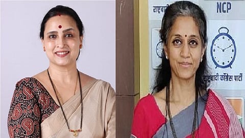 Chitra Wagh And Supriya Sule