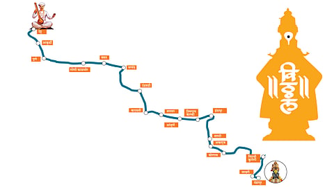 Sant Tukaram Maharaj Palkhi Route
