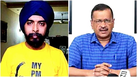 Tajinder Pal Singh Bagga and arvind kejriwal