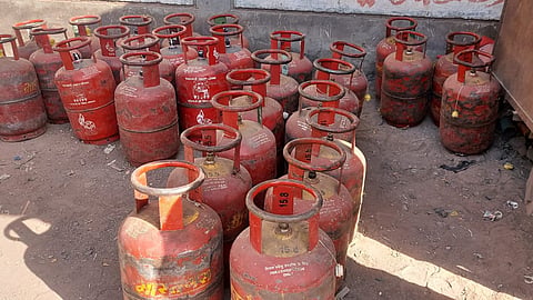 seized LPG Cylinder