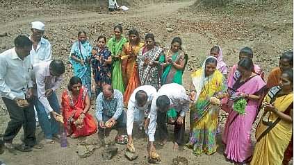 sakal relief fund water scheme to saygaon water conservation
