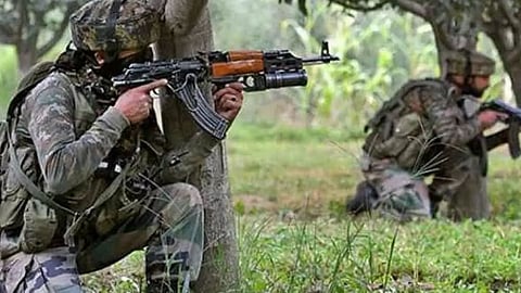 terrorists attacked wine shop with grenade in baramulla high security area  