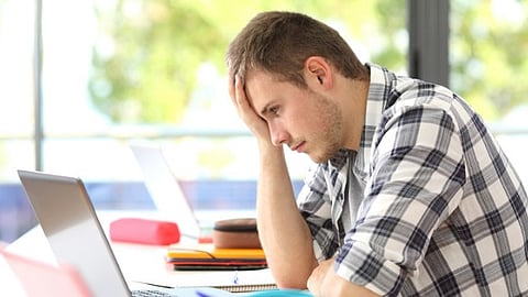 stressed student