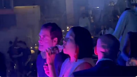 ahul Gandhi Spotted in Nightclub
