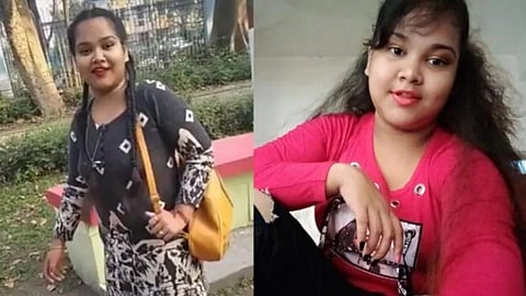 West bengal model saraswati das hanging body found at kasba
