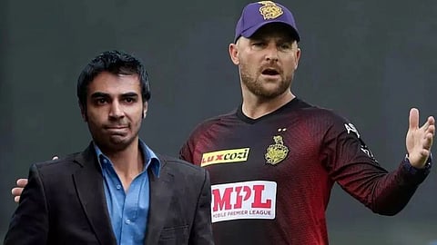  pakistani captain salman butt kkr head coach brendon mccullum 