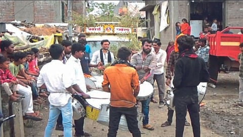 Procession with band