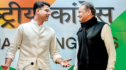 sachin pilots and Ashok Gehlot 