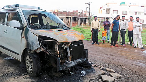 Burned Car