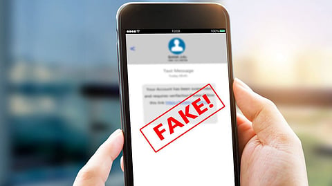 fake sms, alert, call