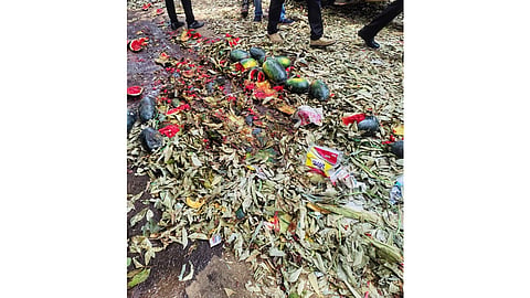 Garbage in market yard