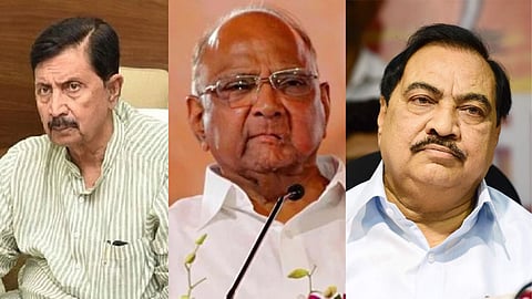 Sharad Pawar Ramraje Nimbalkar Eknath Khadse