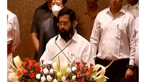 Eknath Shinde takes oath as the Chief Minister of Maharashtra 