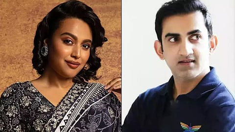 Swara slams to Gautam Gambhir Over Nupur Sharma Controversy