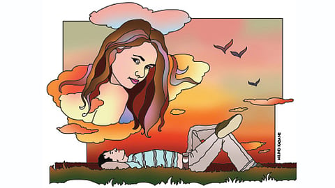 सखीच्या अस्तित्वाचा कण कण वेचीत जावा!