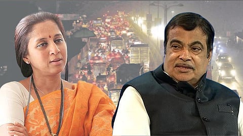 NCP supriya sule writes nitin gadkari for Sound Proof Wall on the highway on Pune Bangalore Highway  