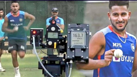 Umran Malik bowls 163.7 kmph 
