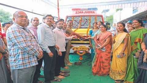 Dedication of Mandeshi Foundation Cardiac Ambulance
