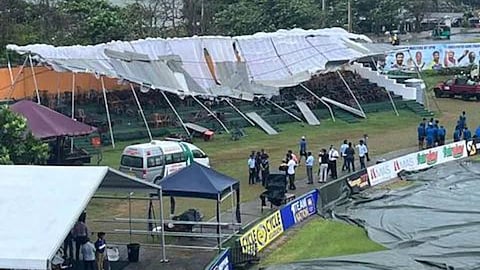 aus vs sl stand collapses storm watch video 