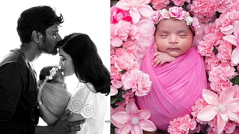 meenakshi rathod baby photo shoot 