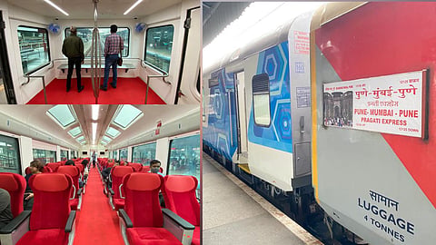 Pragati Express Vistadom Coach