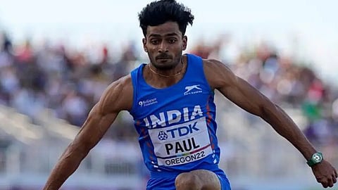 World Athletics Championships  Triple Jump Eldhose Paul Create History Became First Indian To Qualify Finals