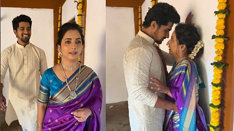 sayali sanjeev and nitish chavan romantic song tula pahun pahun yad lagla  