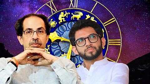 Uddhav Thackeray and Aditya Thackeray 