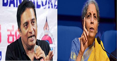 Prakash Raj And Nirmala Sitharaman 