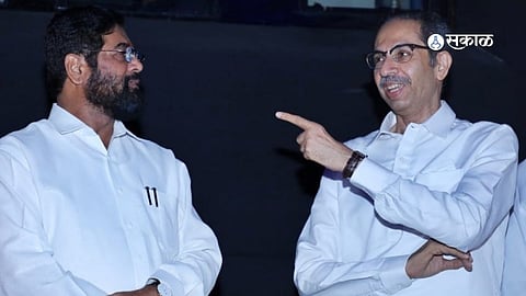 Eknath Shinde Uddhav Thackeray
