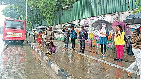 PMPML Travel 300 bus stands in Pune are without sheds Neglect administration pune