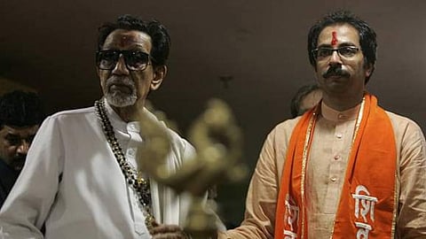 Uddhav Thackeray And Balasaheb Thackeray 